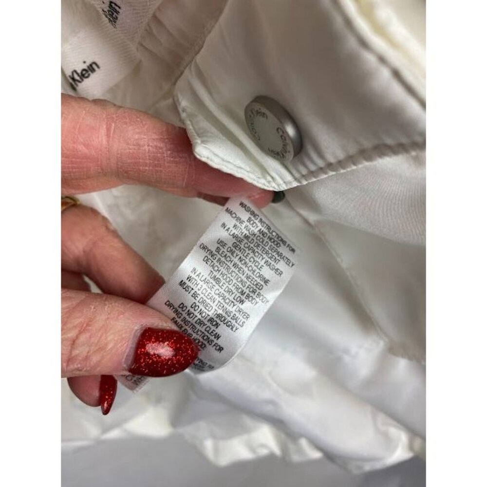 Calvin Klein White Winter Puffer‎ Style Jacket Women's XS. - Picture 12 of 14